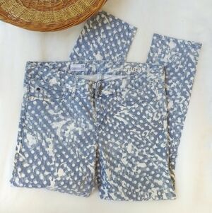 GAP Bleach Splatter Polka Dot Always Skinny Jeans